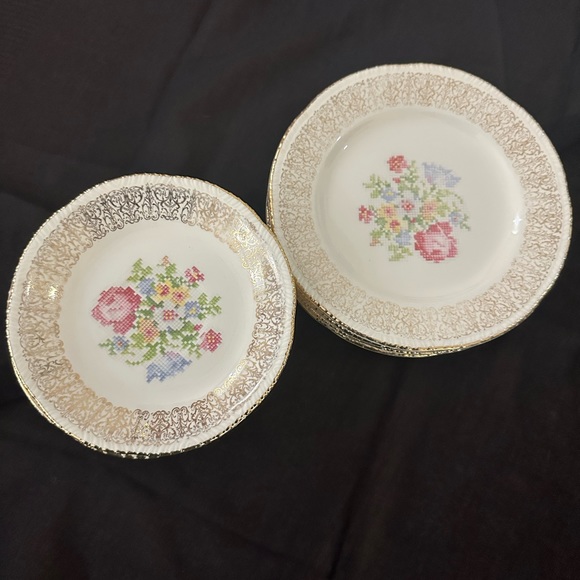 Vintage 11 plates 22K Gold - Picture 10 of 16